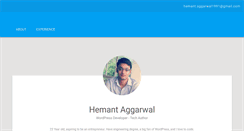 Desktop Screenshot of hemantaggarwal.com